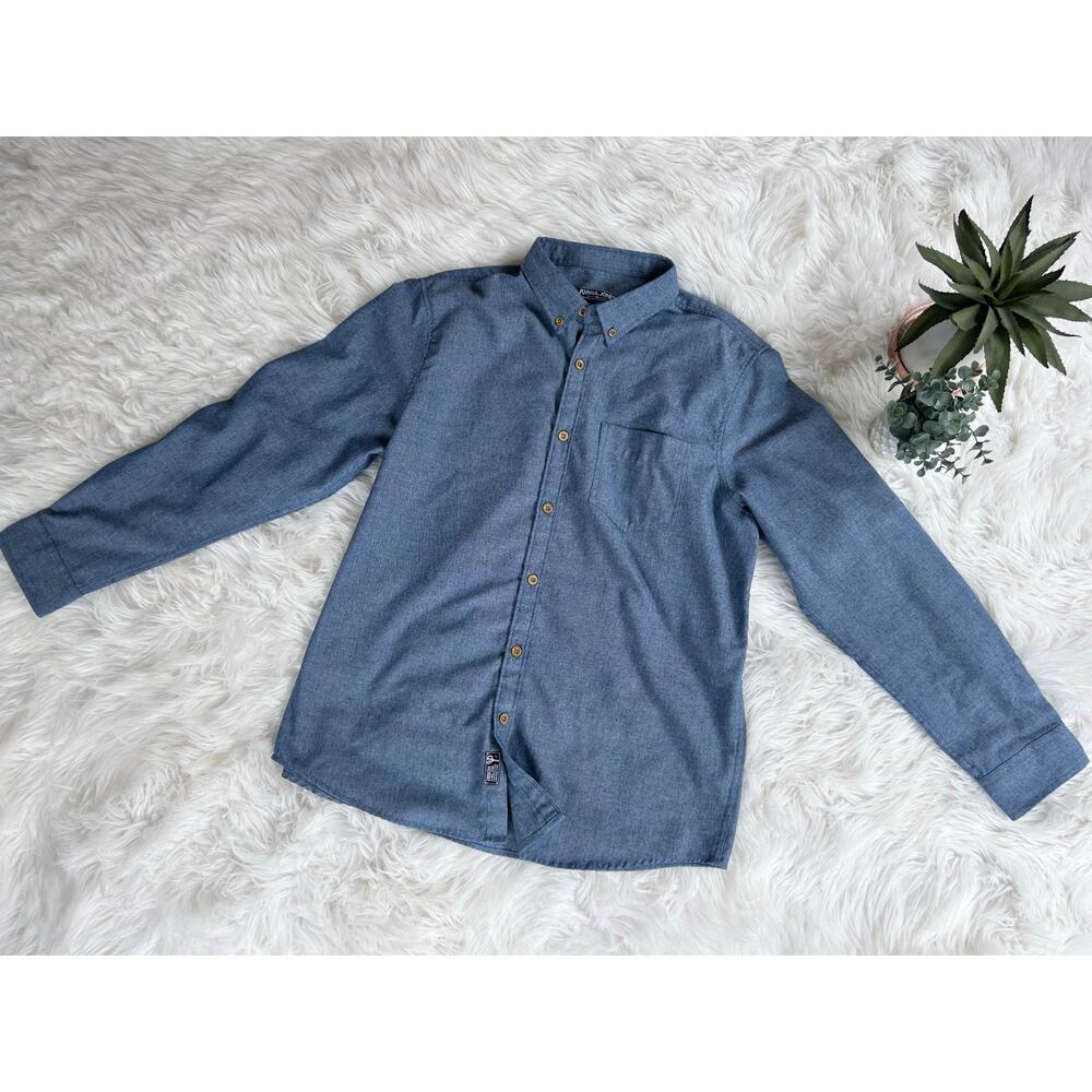 PJ Paul Jones Men’s Button-Up Shirt in Navy